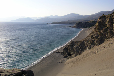 beach agios pavlos crete
