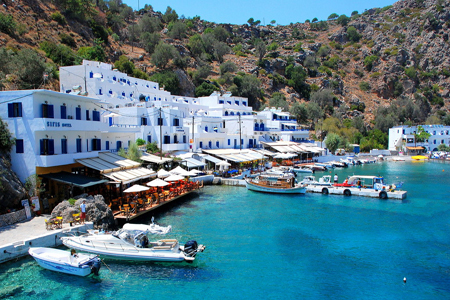 Loutro village Crete